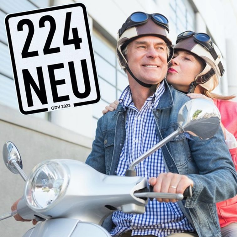 Versicherungskennzeichen 2023 für Roller, Moped usw.